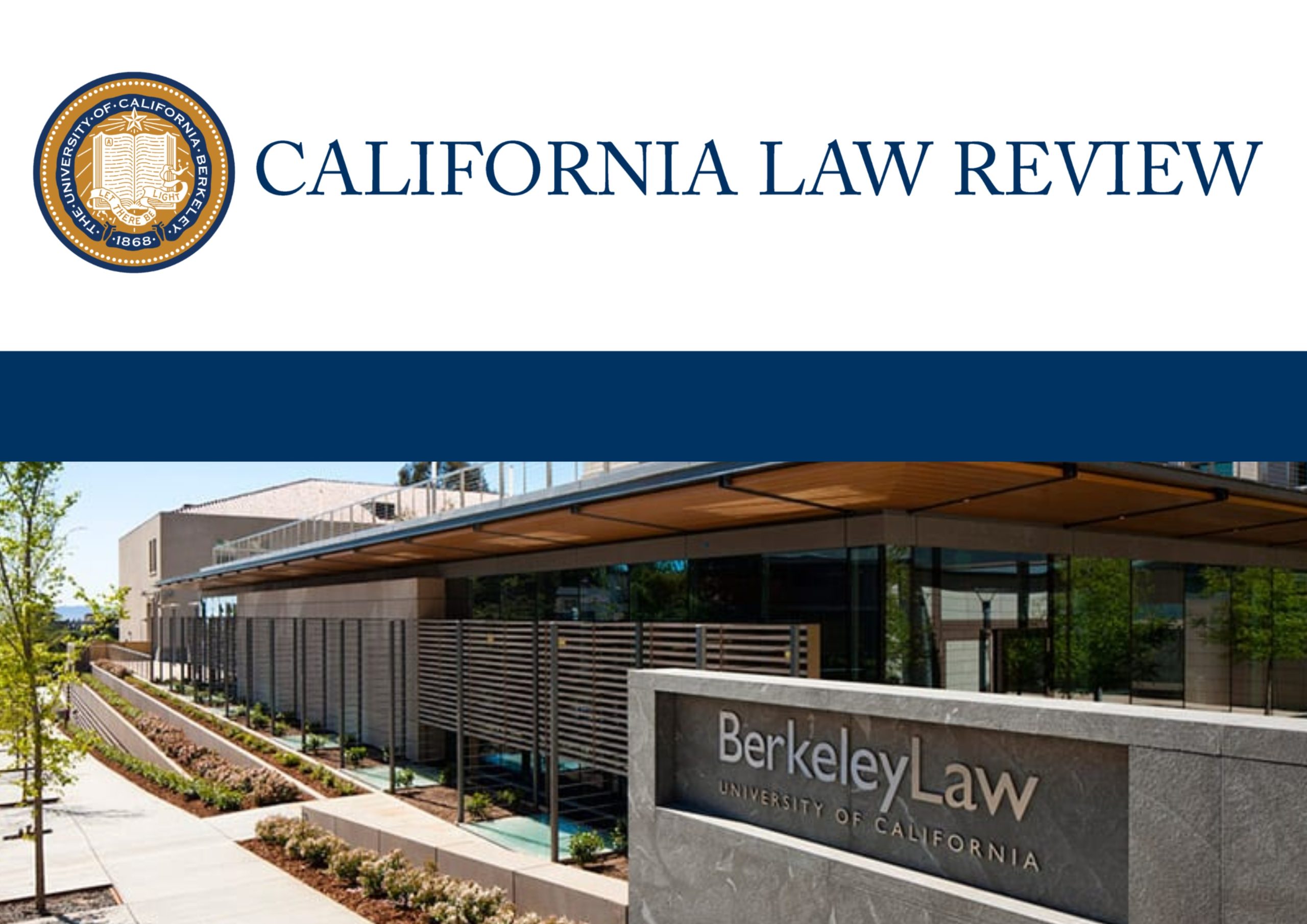 California Law Review admissions prioritize life experience over editing skill