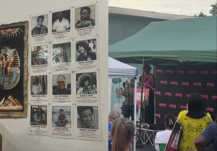 Florida Democratic Senate nominee Angie Nixon’s bookstore displays wall honoring convicted Black militants